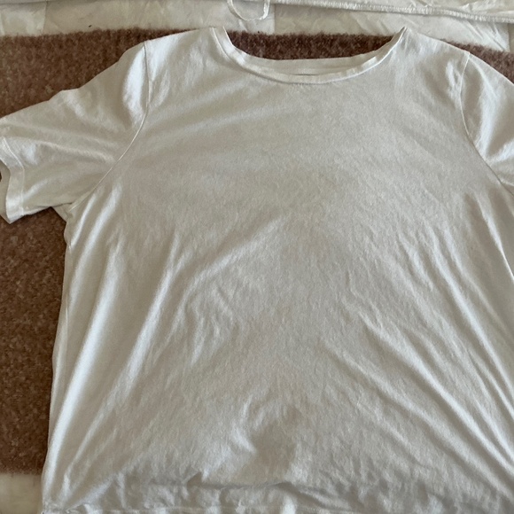 EILEEN FISHER COTTON TEE SHIRT SIZE LG - Picture 1 of 2